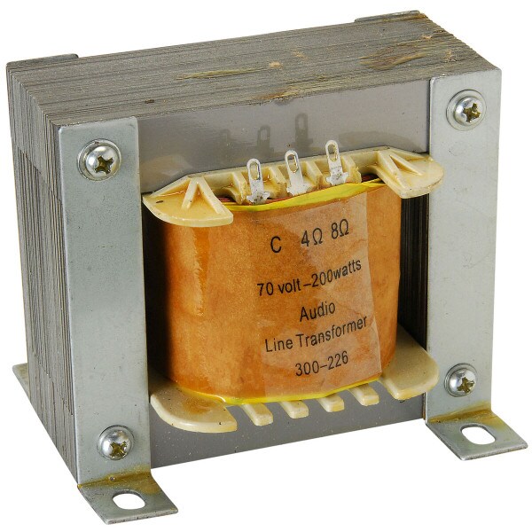 Main product image for 70V 200W High Power Line Matching Transformer 300-226